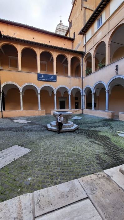 Christin Behrend at the Esposizione Triennale di Arti Visive Roma 2023