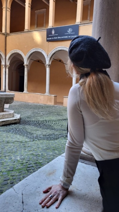 Christin Behrend at the Esposizione Triennale di Arti Visive Roma 2023